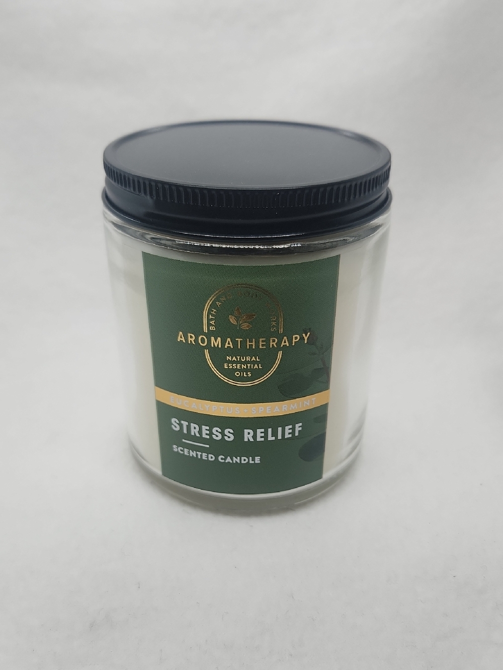 Bath & Body Works Single Wick Scented Candle in Scent Stress Relief